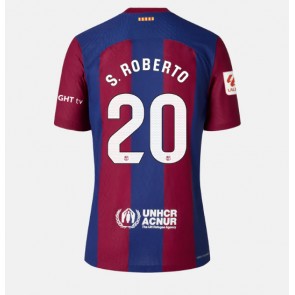 Barcelona Sergi Roberto #20 Replika Hjemmebanetrøje Dame 2023-24 Kortærmet